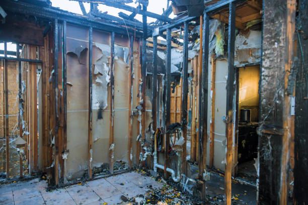Professional Fire Damage Removal technician working in Sheridan, OR
